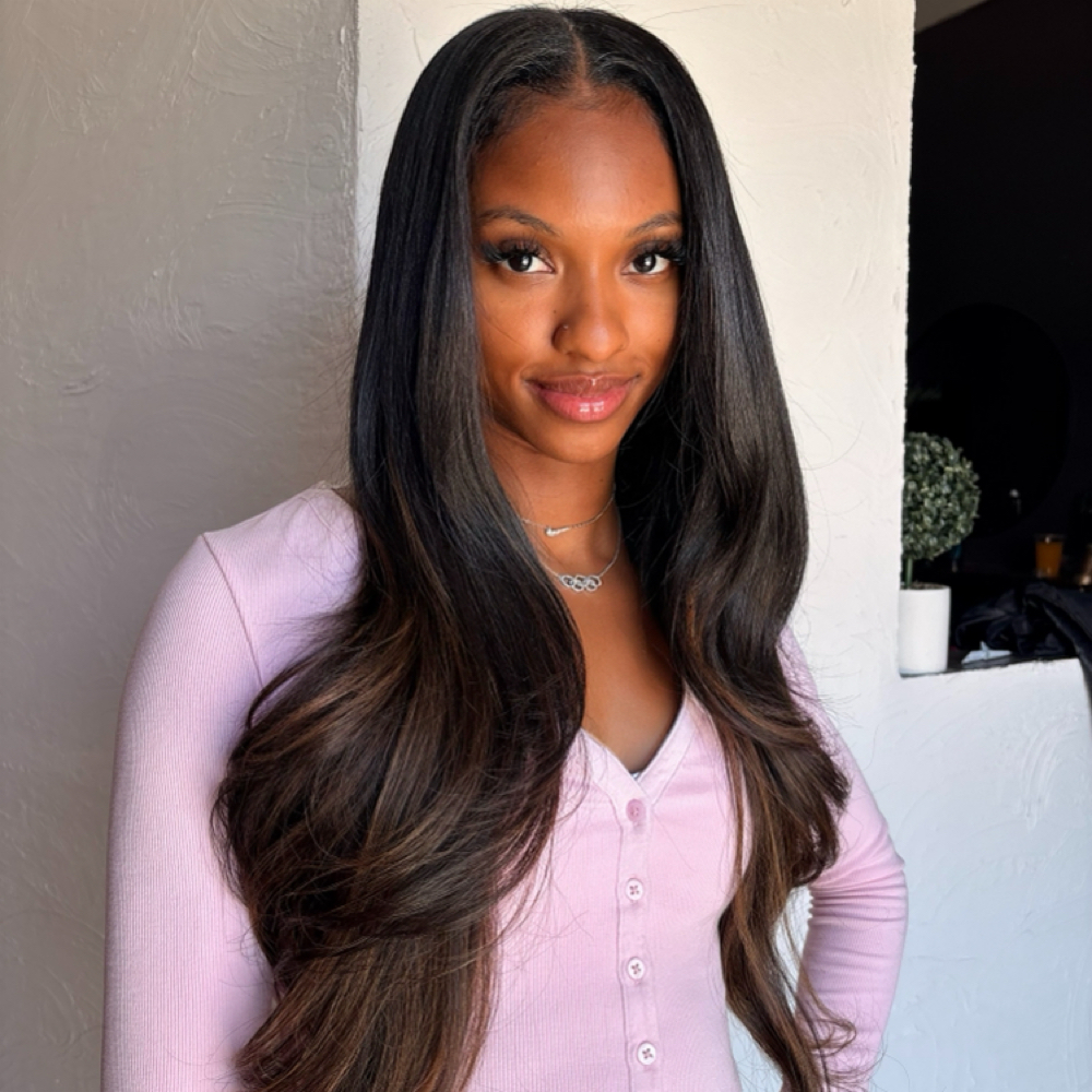 Quick Weave Leave Out at Kirsten Shanks in Lexington, KY