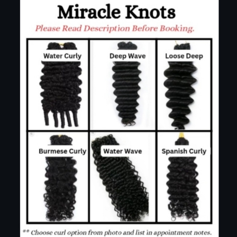 Miracle Knots w/ 3 Bundles at The Braid Lounge in Burlington, NC