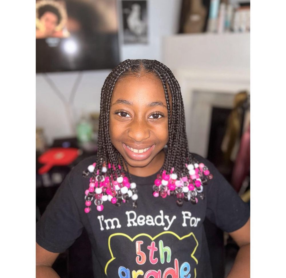 Kids Short Knotless w/Beads