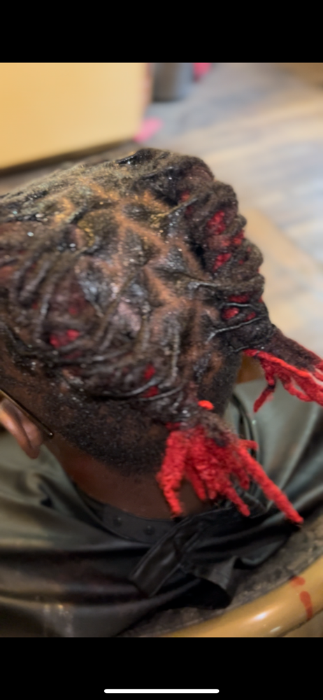 Loc Color (Ends) at Tamed by Tamika in Charleston, SC