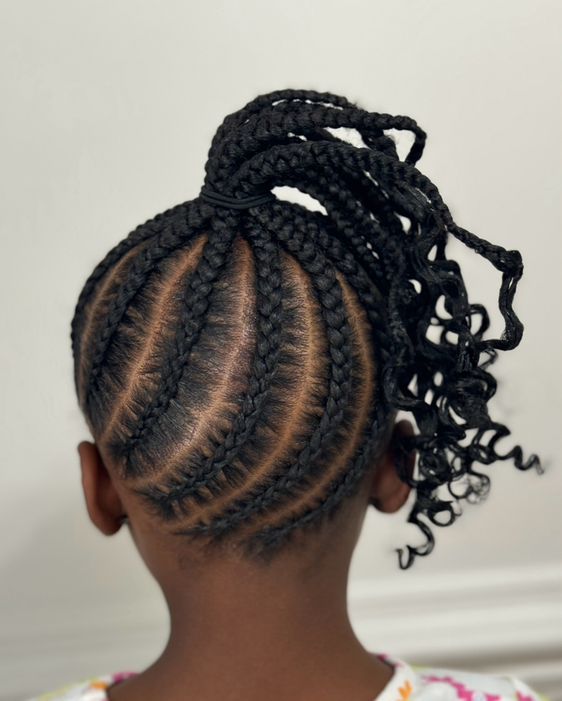 Princess Braids Hair Added (4-12yr)