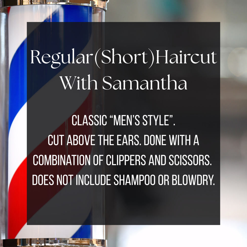 Regular (short) With Samantha at Chelsea’s Barber Shop in Andover, MA