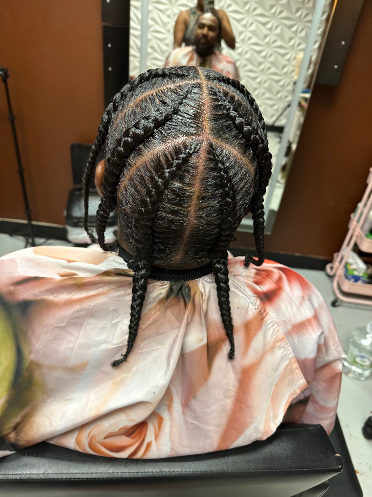 Men Full head cornrows