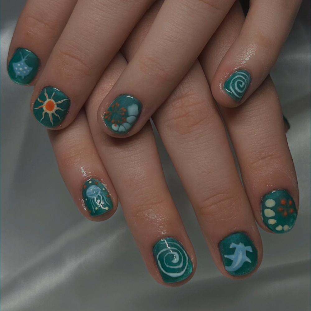 Level 2 Nail Art (Gel Manicure) at Cherry Nails in Toledo, OH