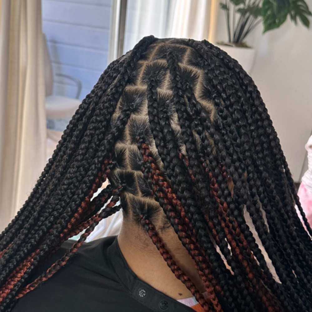 Medium Knotless at Peponi Braids And Beauty in Dallas, TX