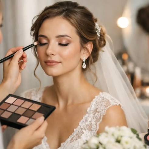 Bridal Makeup at All in one beauti and Training studio in Brooklyn, NY