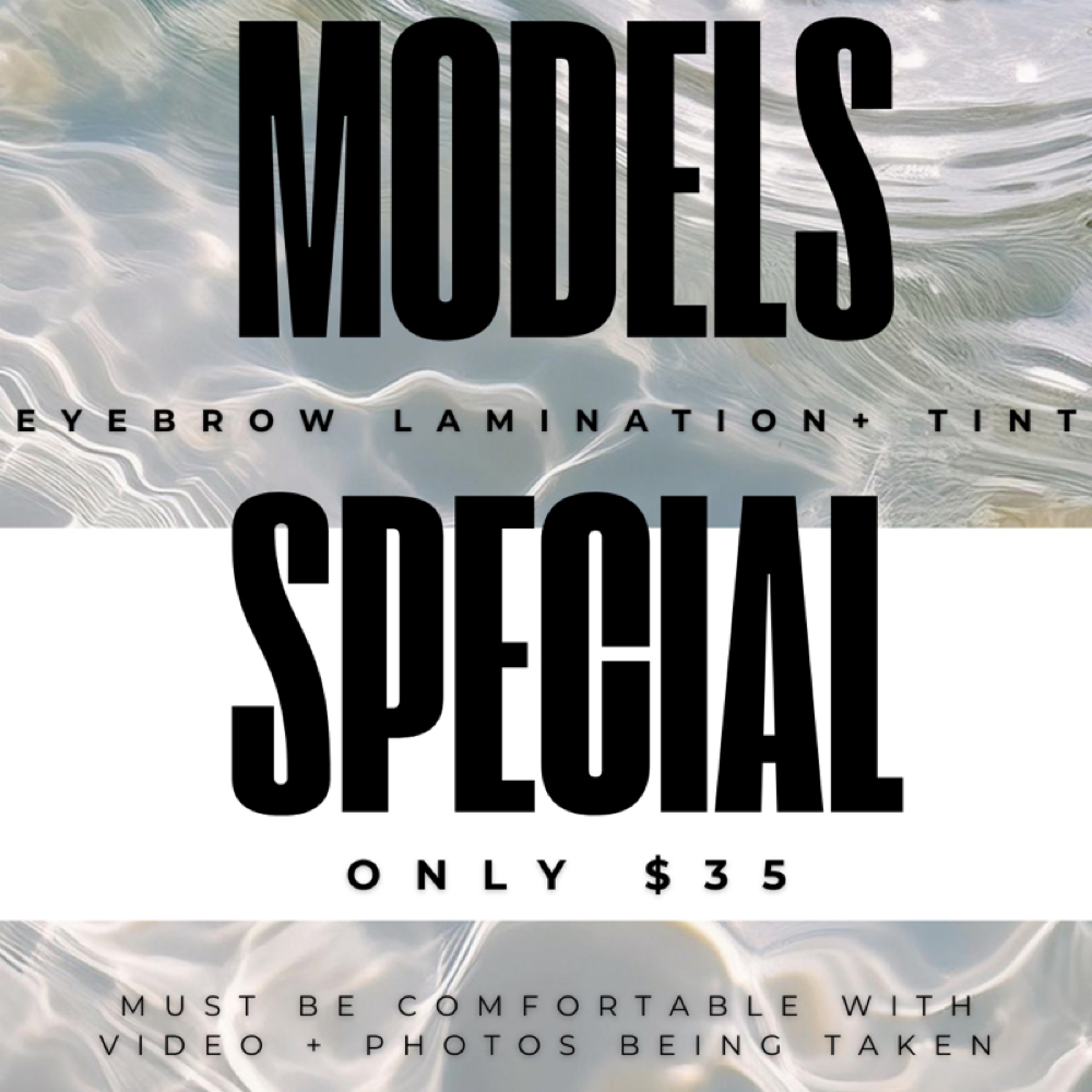 $35 MODEL SPECIAL BROW LAMI + TINT at Tranquility Skin Care Studio in Hewitt, TX