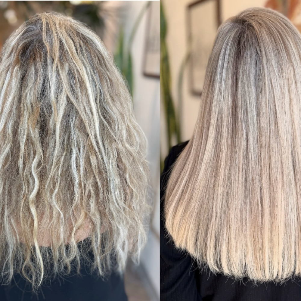 Brazilian Blowout Smoothing at Kristin Sharma l Blonding Specialist & Luxury Hairstylist in Vero Beach, FL