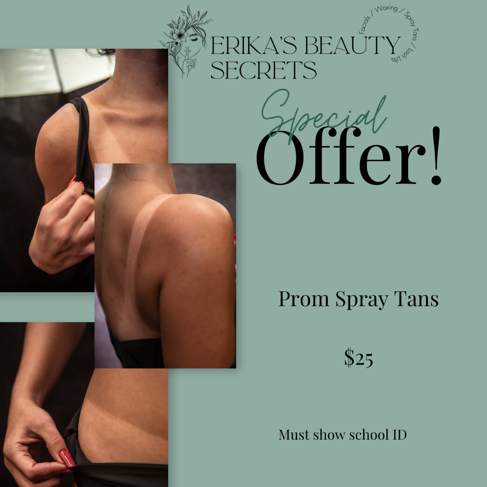 Prom Tan at Erika’s Beauty Secrets in Creedmoor, NC