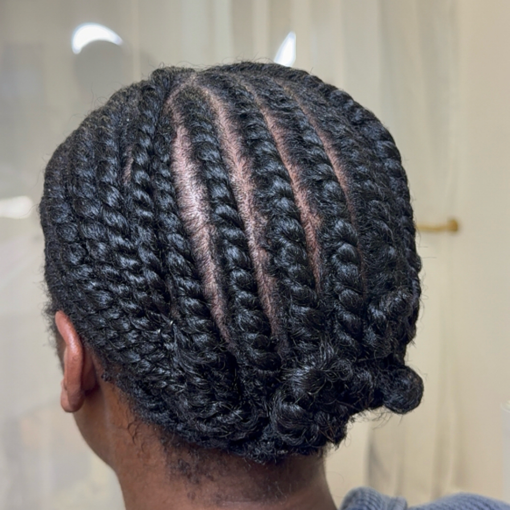 Twist out/Flat twist at Purebana HairCare Retreat in Royal Oak, MI