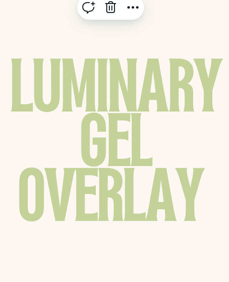 Luminary Gel Overlay