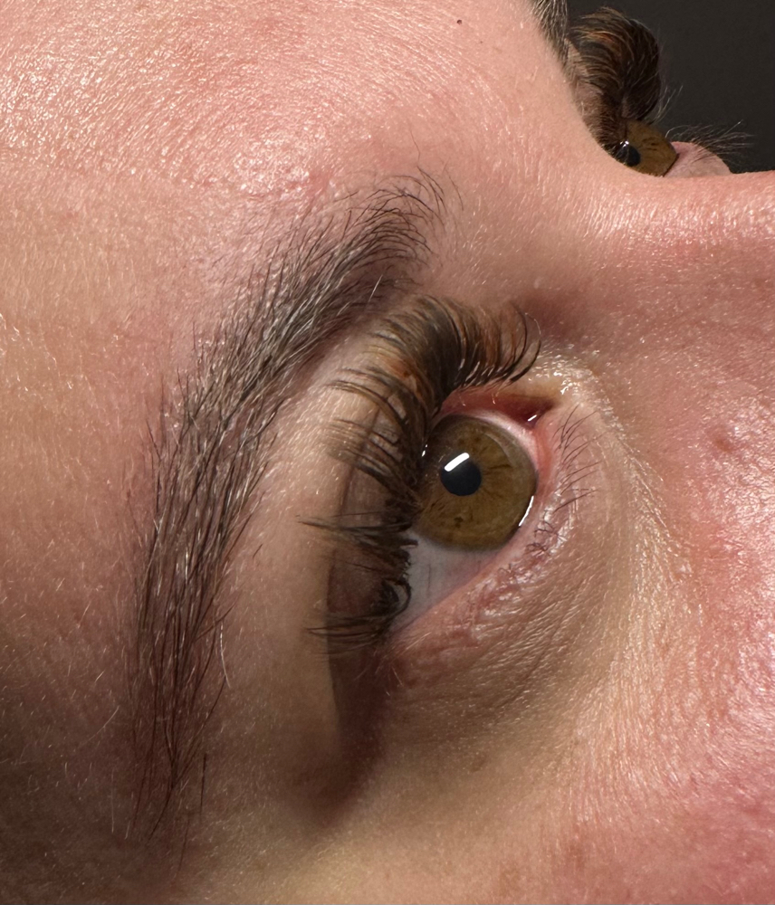 Full Set Of Lash Extentions BROWN