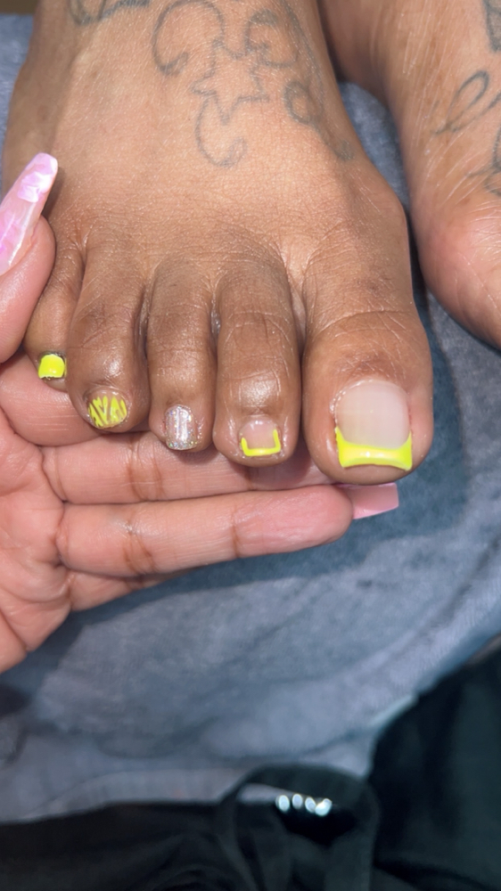 Toe Polish at Polished Nail Salon in Augusta, GA