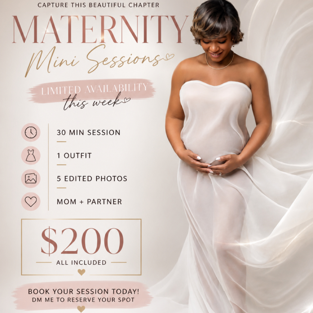 Mini Maternity Session at Angeles Ballon Photography in Gainesville, VA