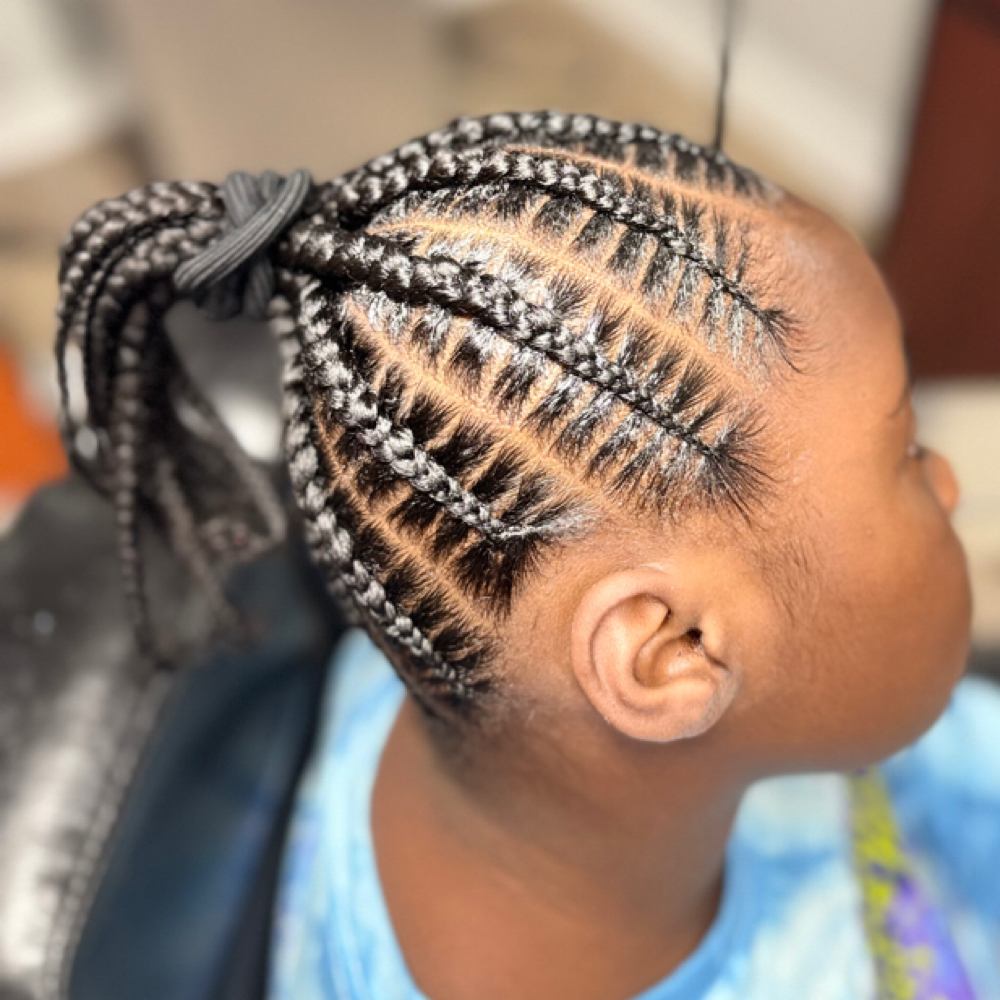 Kids Natural Hair Braids at Chinwem’s HairB&B in Ayer, MA