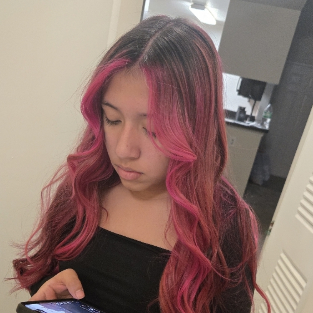 Double Process/ Fashion Color at Katya hair salon in Leesburg, VA