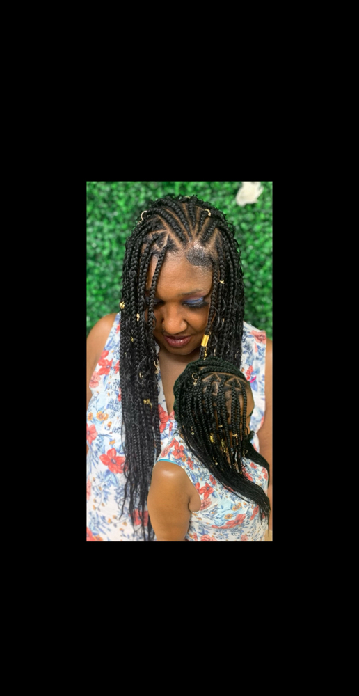 Tribal Braids at Salon Avangarde313 in Oak Park, MI