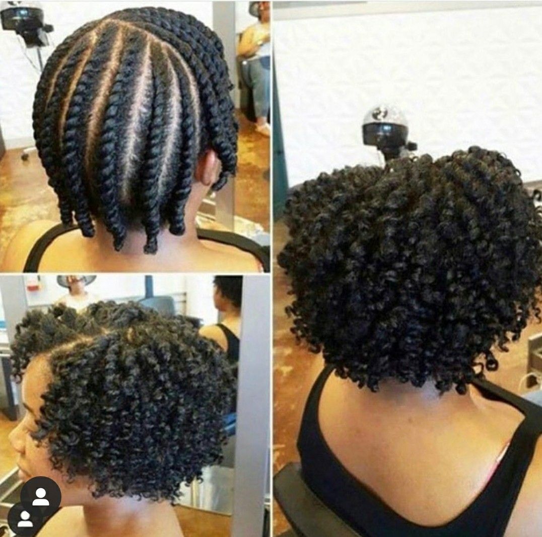 Flat Twist Out Style