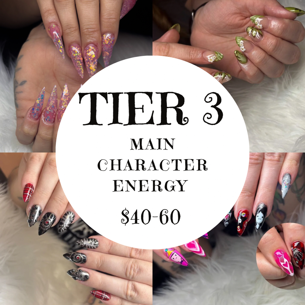 Tier 3 (Main Character Energy) 👑 at Nailz By Zacariah in Burlington, IA