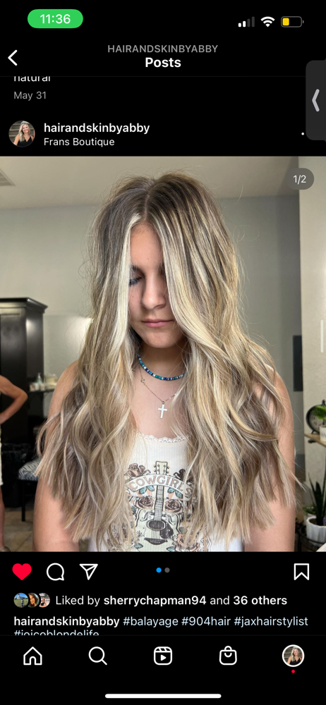 Face Framing + Cut + Blowdry at Abigail  Chapman in Jacksonville, FL