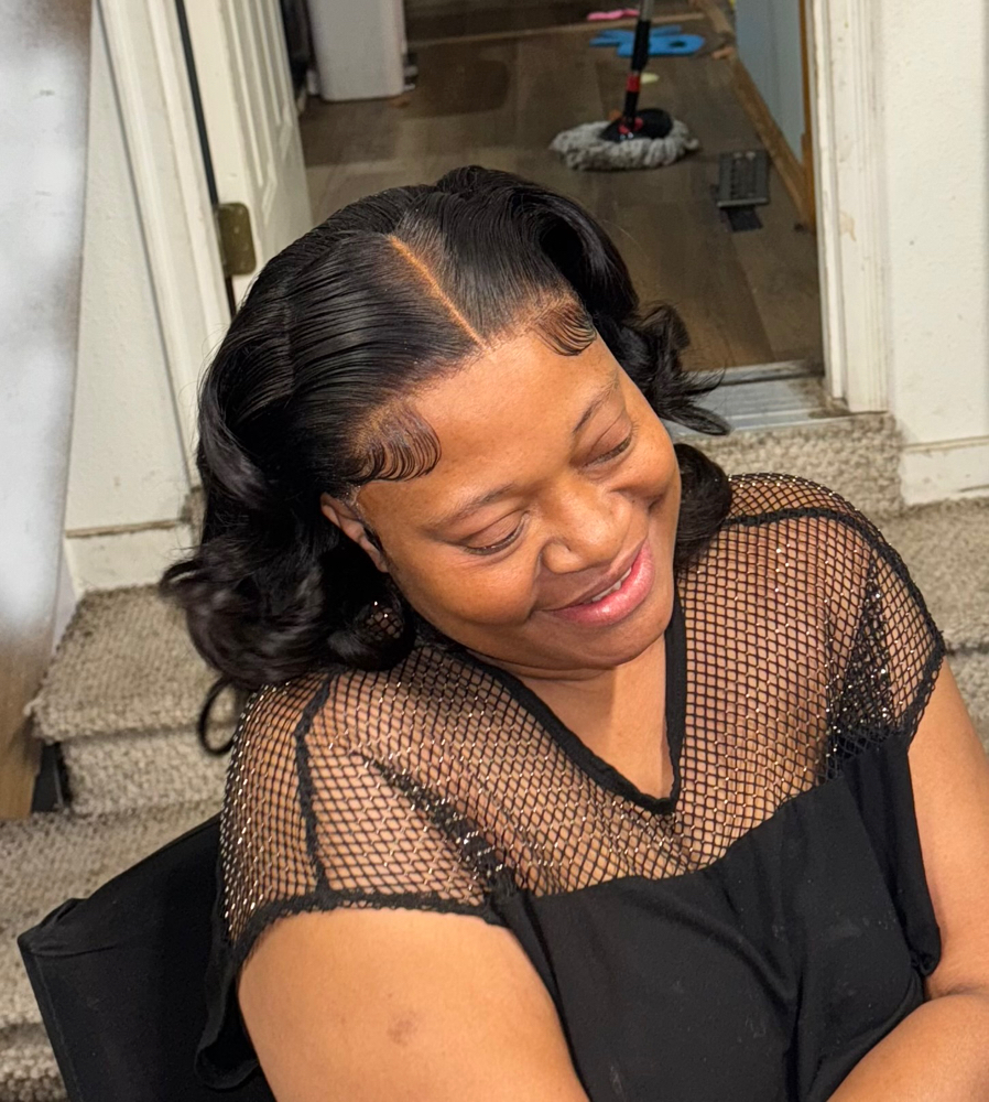 Middle Part Wig Install