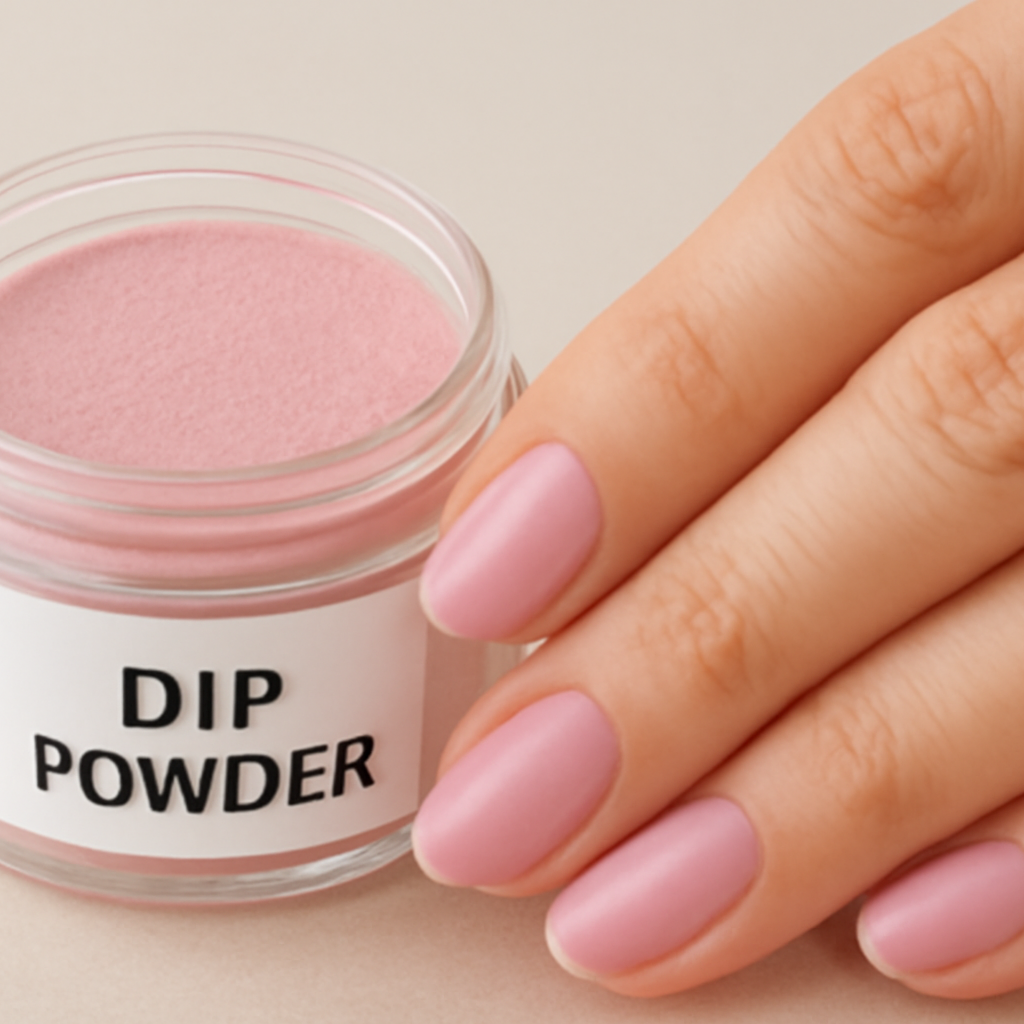 Dip on Natural nails at Sunny Nail Studio in Hickory, NC