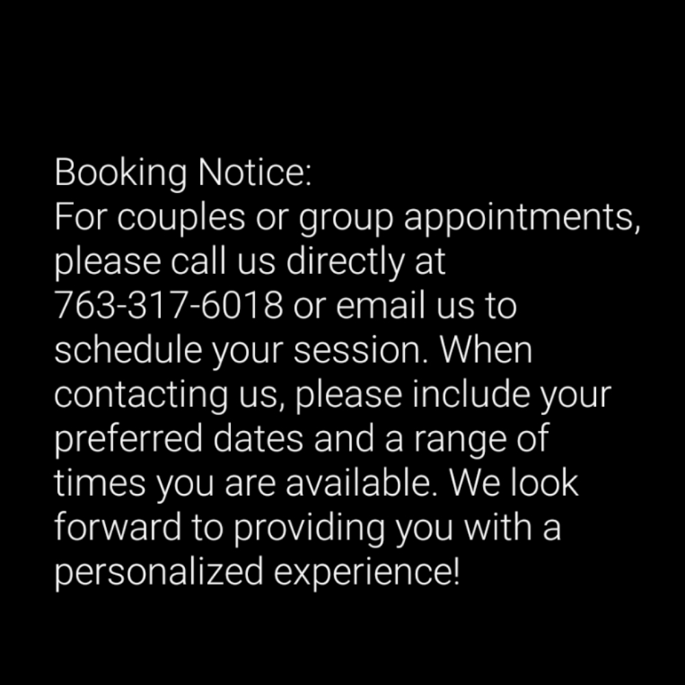 Couples/Group Booking Information