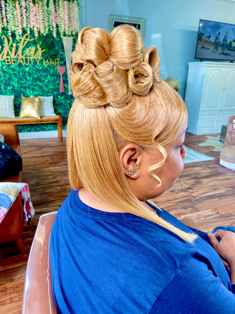 Full Quick Weave Updo