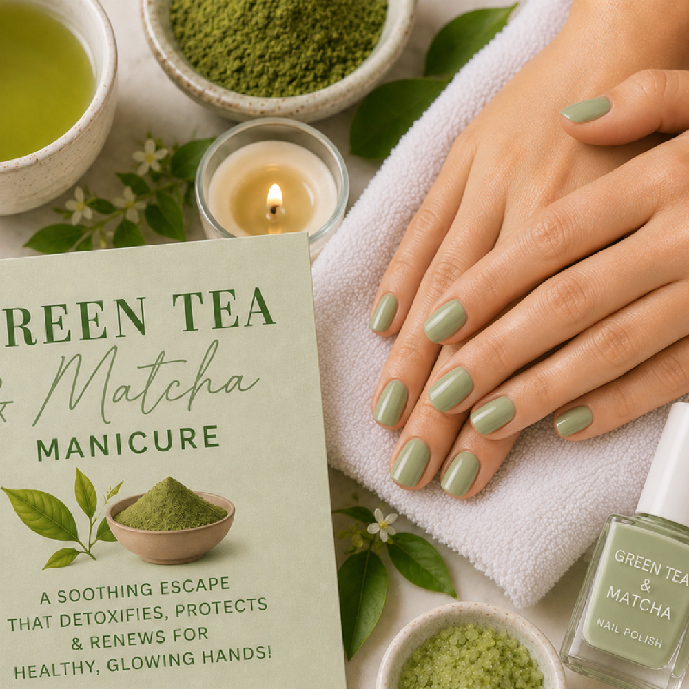 Green Tea & Matcha Manicure at Pretty & Pink in Fort Myers, FL