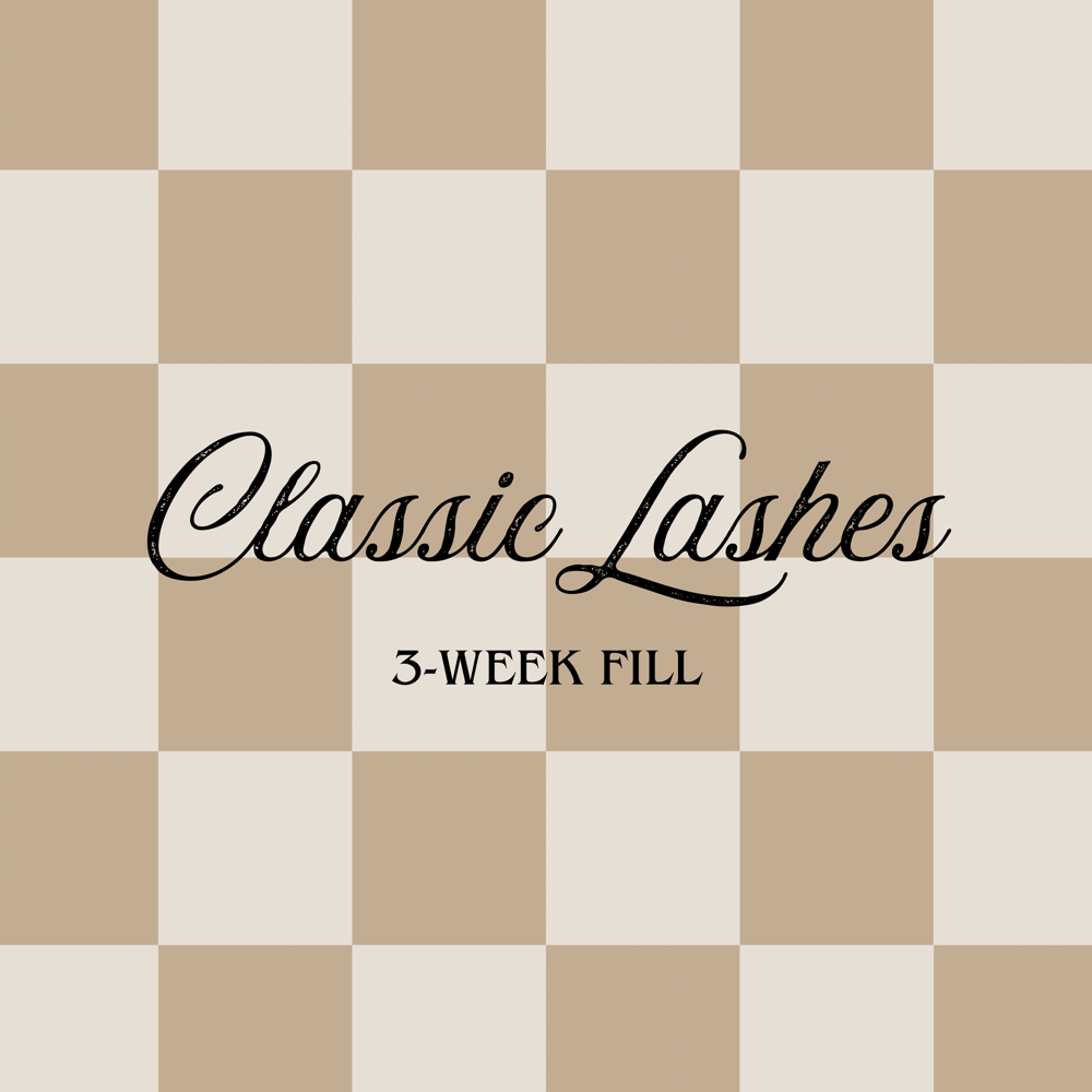 CLASSIC LASH FILL (3 WEEK) at Desert Bloom Esthetics in Tulsa, OK