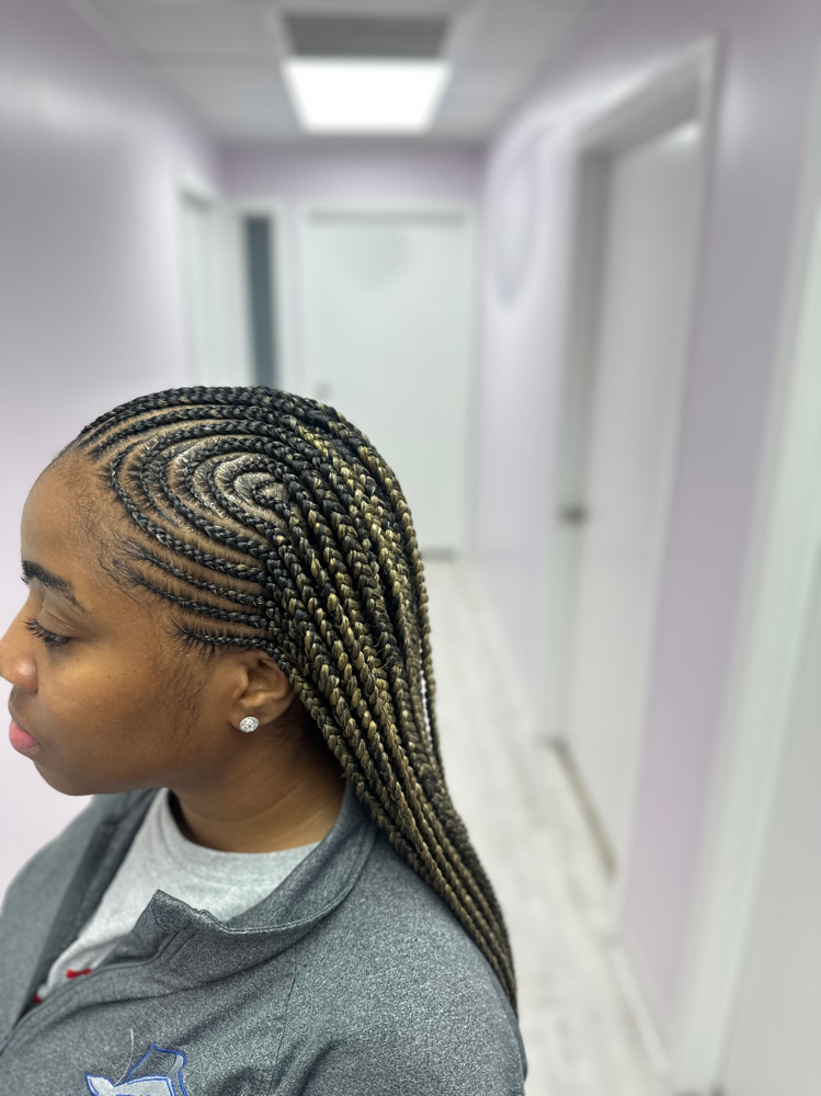 Fulani Braids at Houston Braid Genie in Houston, TX