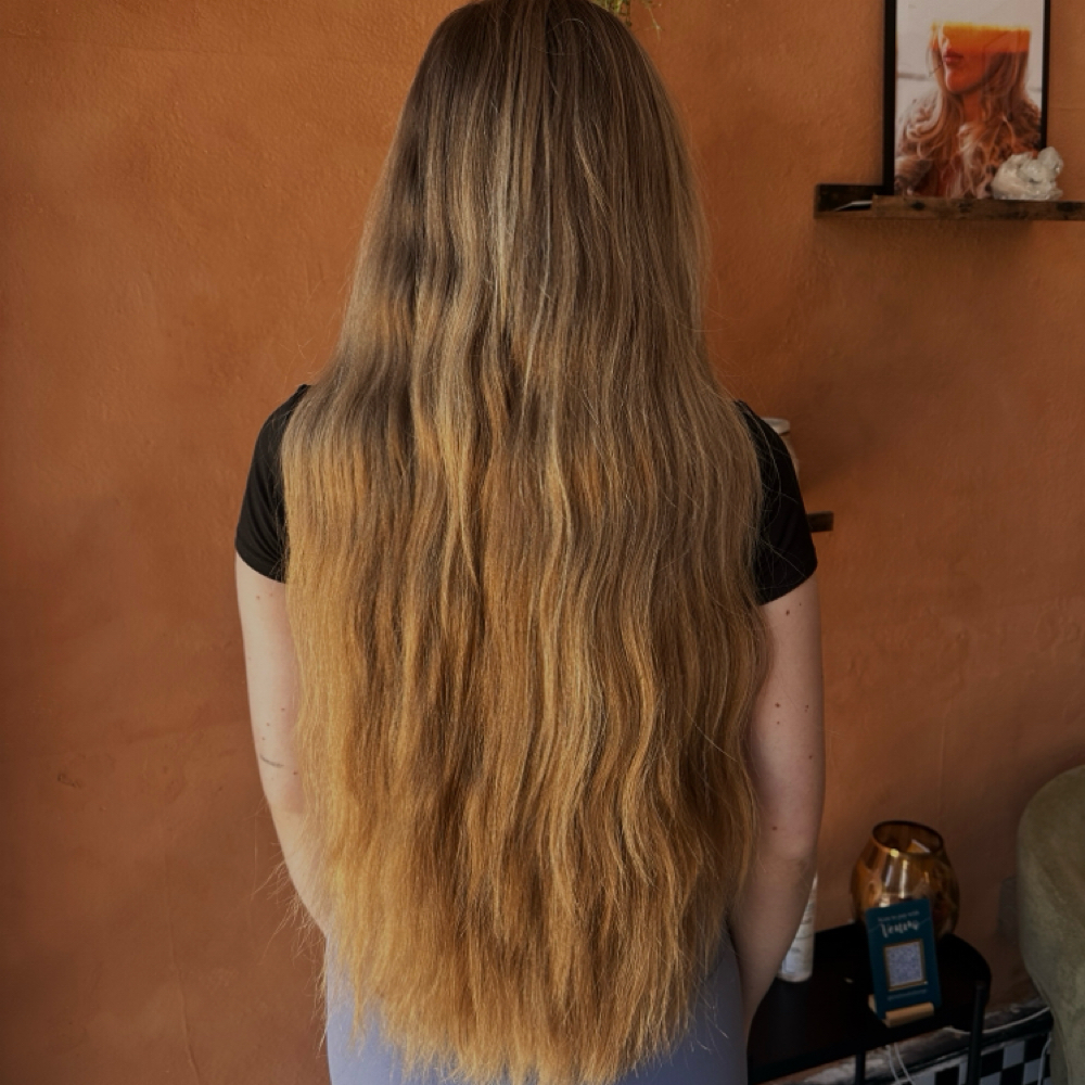 Classic Blowout XLong Length at The Blowdry Lounge in San Diego, CA