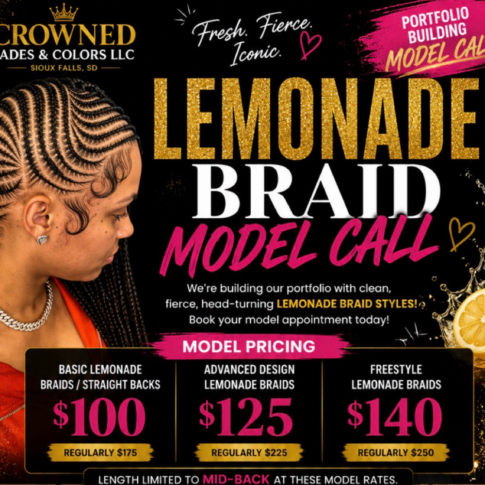 Lemonade MODEL at Crowned Fades & Colors LLC in Sioux Falls, SD