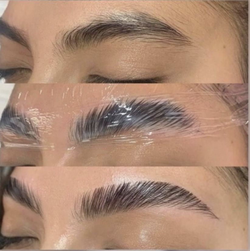 Keratin Brow Lamination And Tint