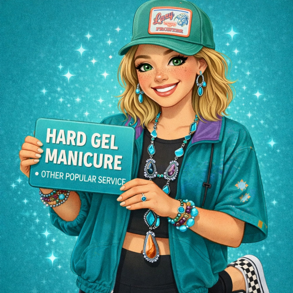 Hard Gel Manicure at freckled opal beauty llc✌🏻 in Salem, IN