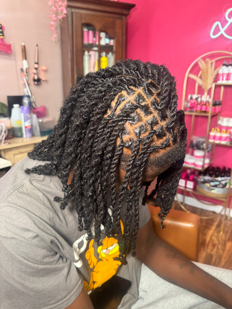 Retwist/two Strands With Shampoo