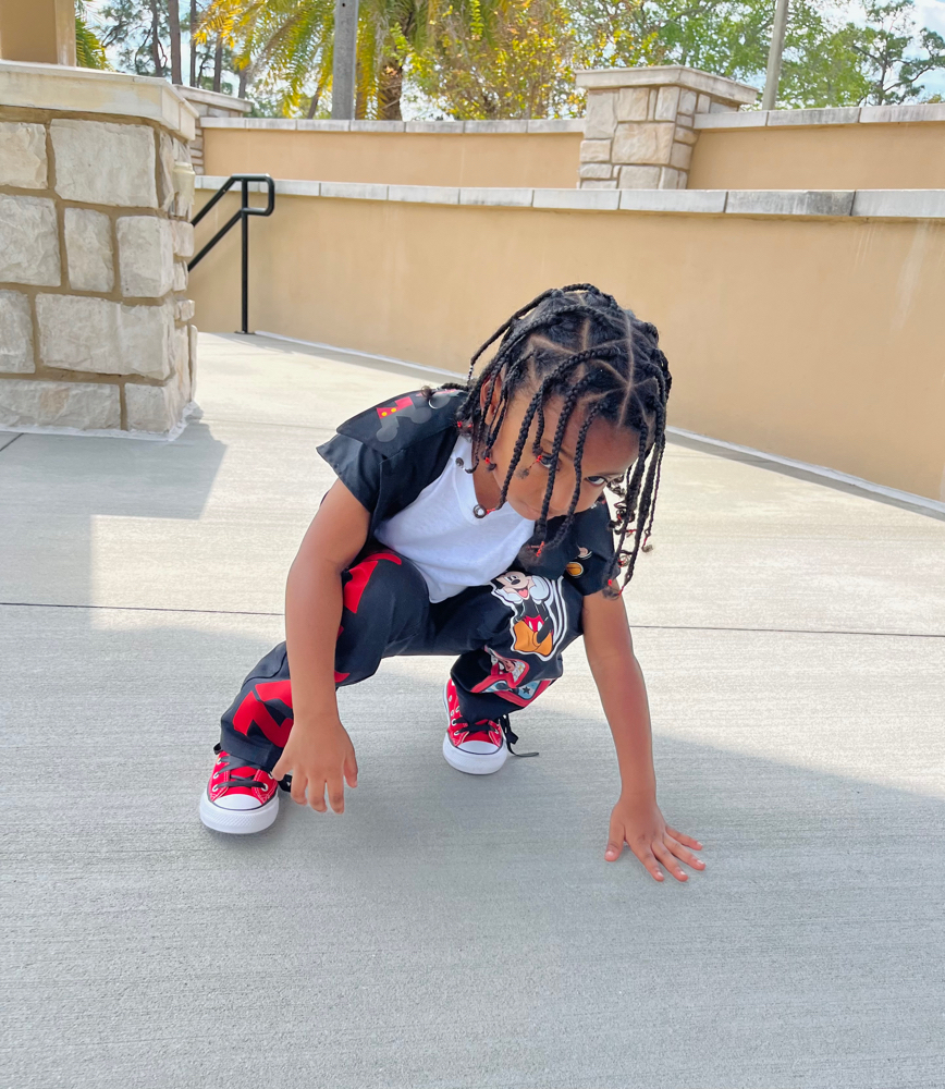 Boys Ages 5-9 Box Braids