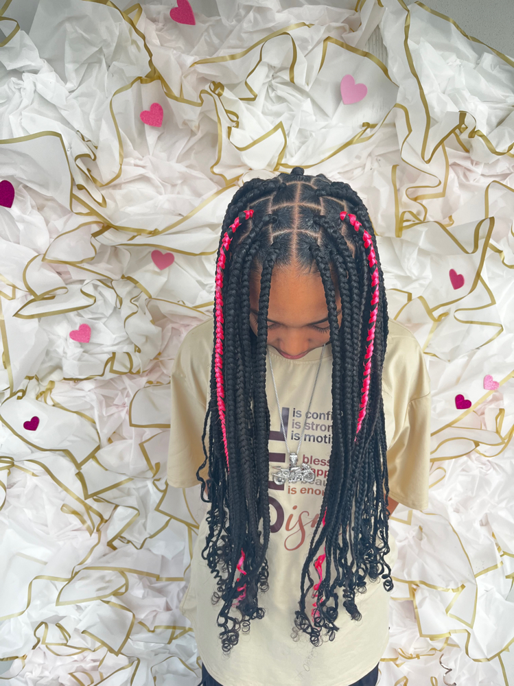 Small Traditional Box Braids