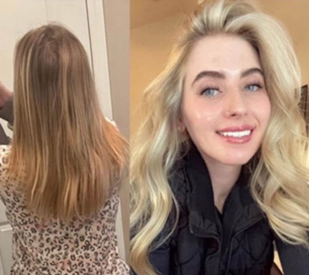 Full blonding- K18 root Smudge