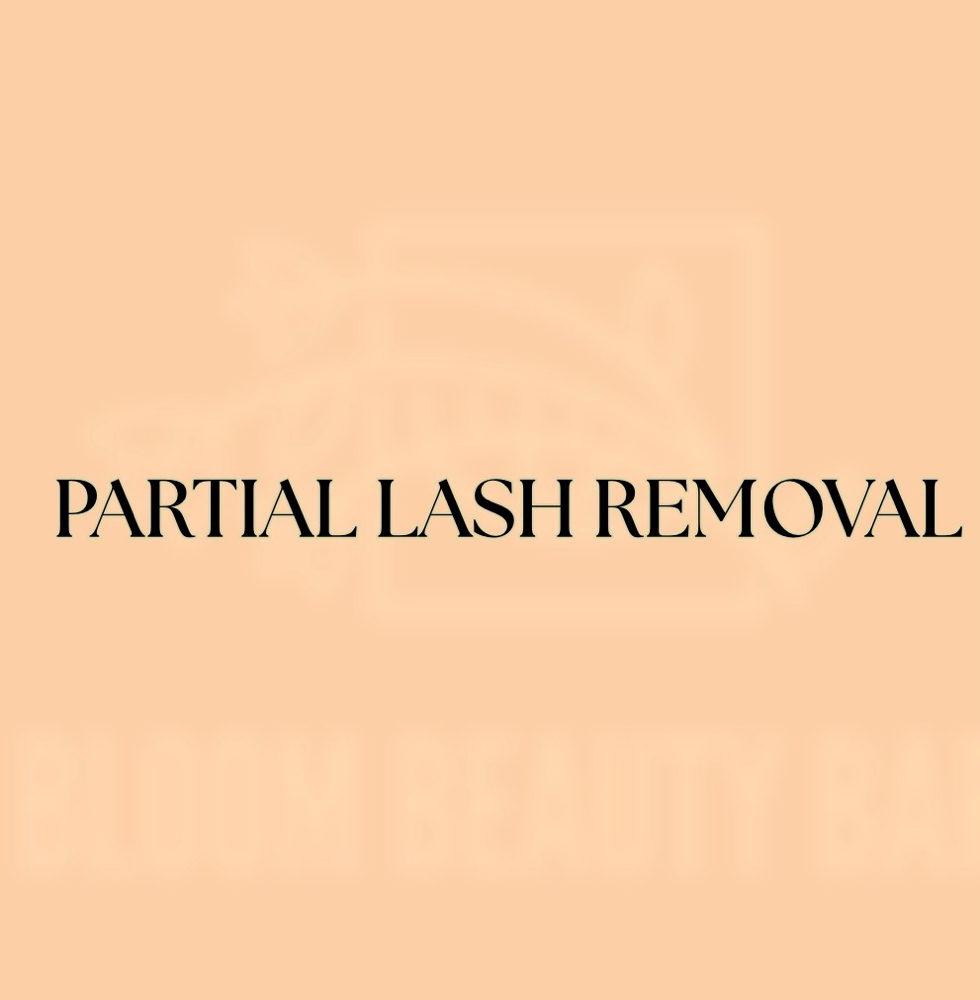 Partial Lash Removal at Bloom Beauty Bar LLC in Houston, TX
