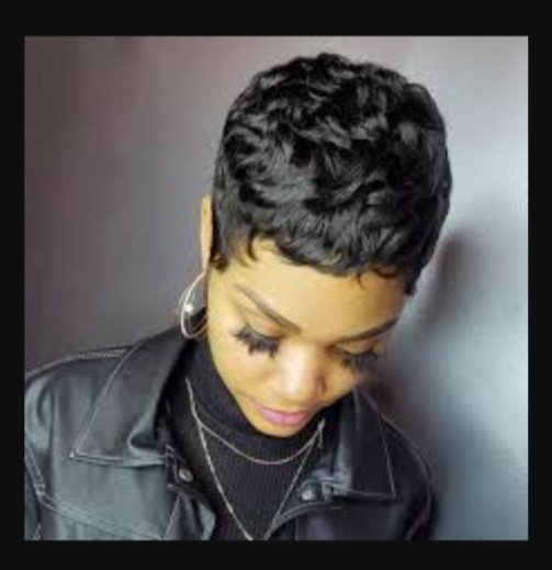 Pixie Cut, Press & Curl