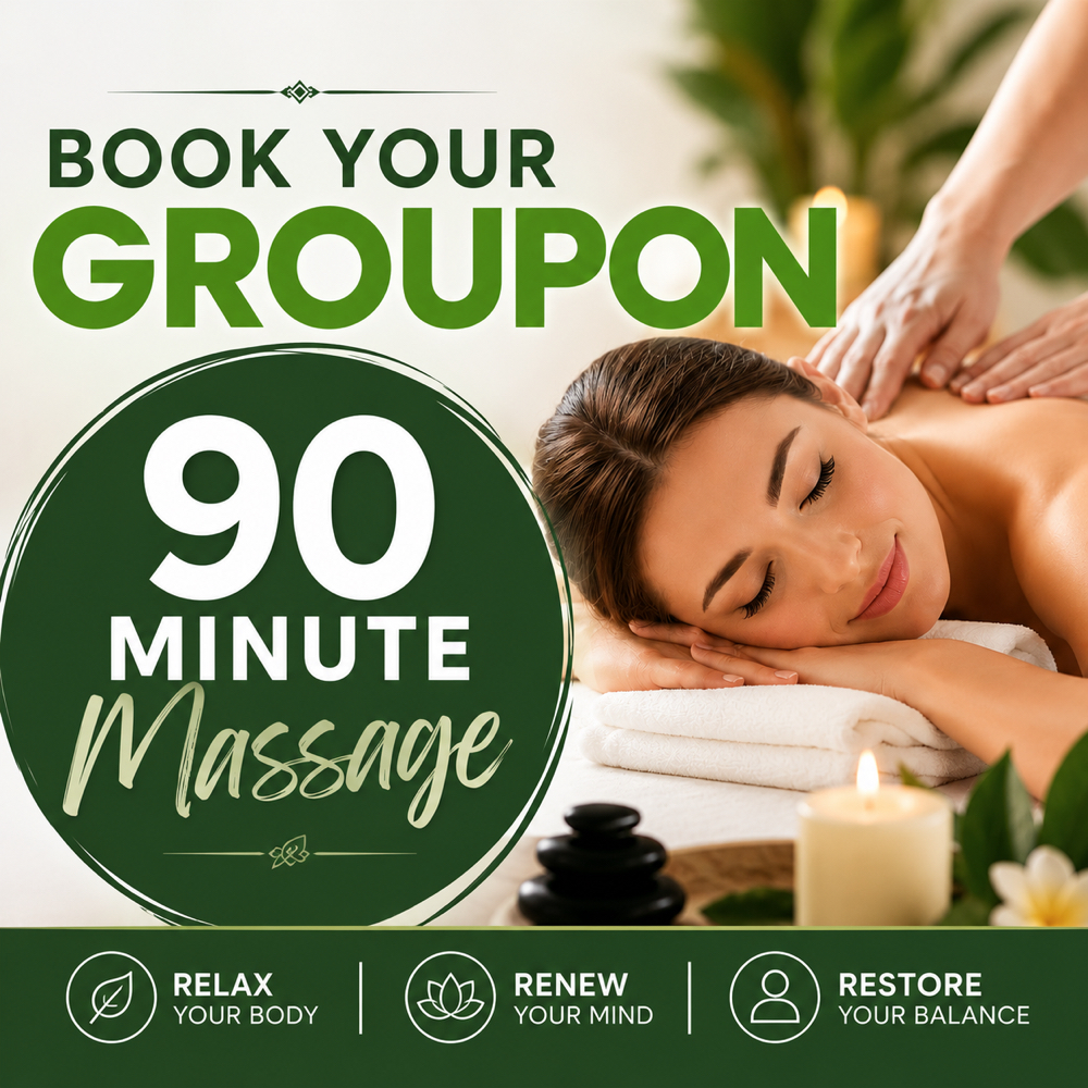 Groupon 90 Minute Massage at City Spa by Blue in Dallas, TX