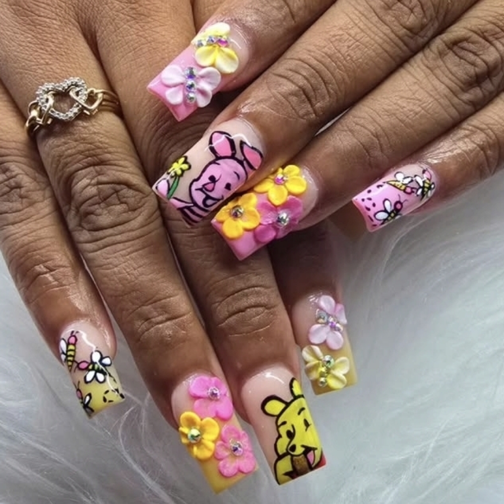 Character Freestyle Medium at Nails By Courtney Ann in Pleasanton, TX