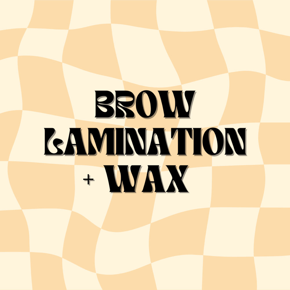 Brow Lamination + Wax