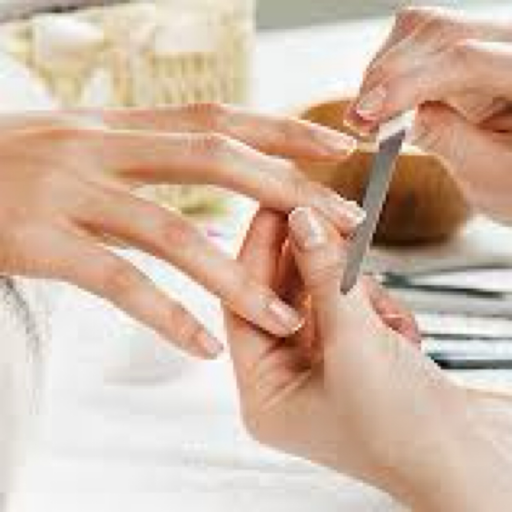Manicure at Lusso Hair Studio and Spa in Winston Salem, NC