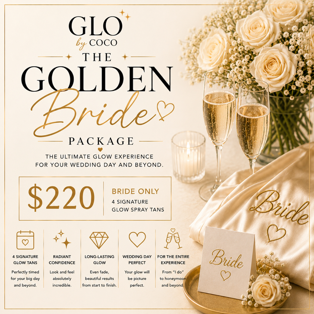 Golden Bride Package at Glo by Coco in Mooresville, NC