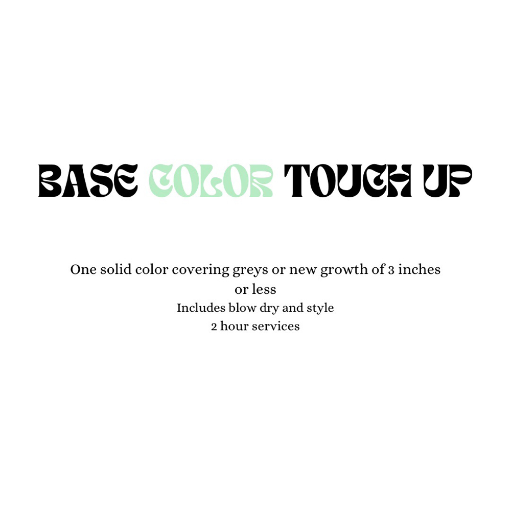 Base Color Touch Up