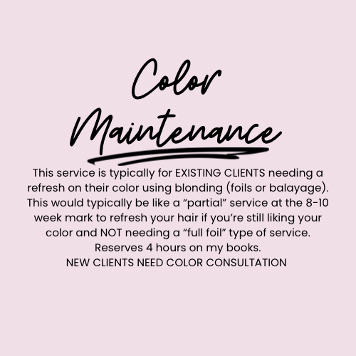 Color Maintenance