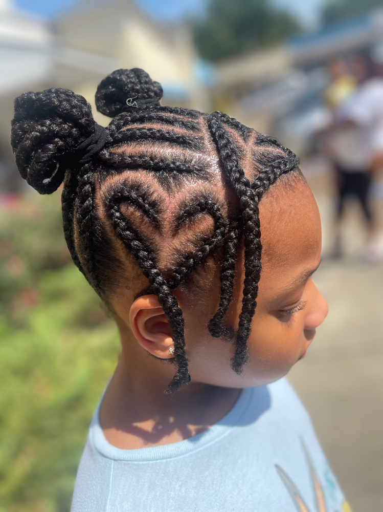 Kids Natural Hair Braid Style