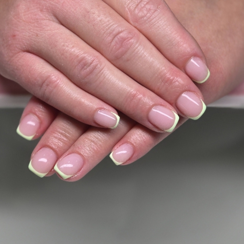 French Nail Solid Color at Blue Collar Beauty LLC in Bend, OR